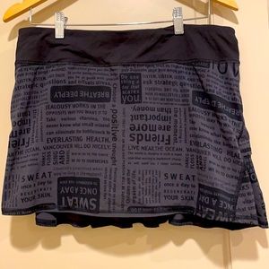 Lulu tennis skirt- Size 10 - ruffles in back